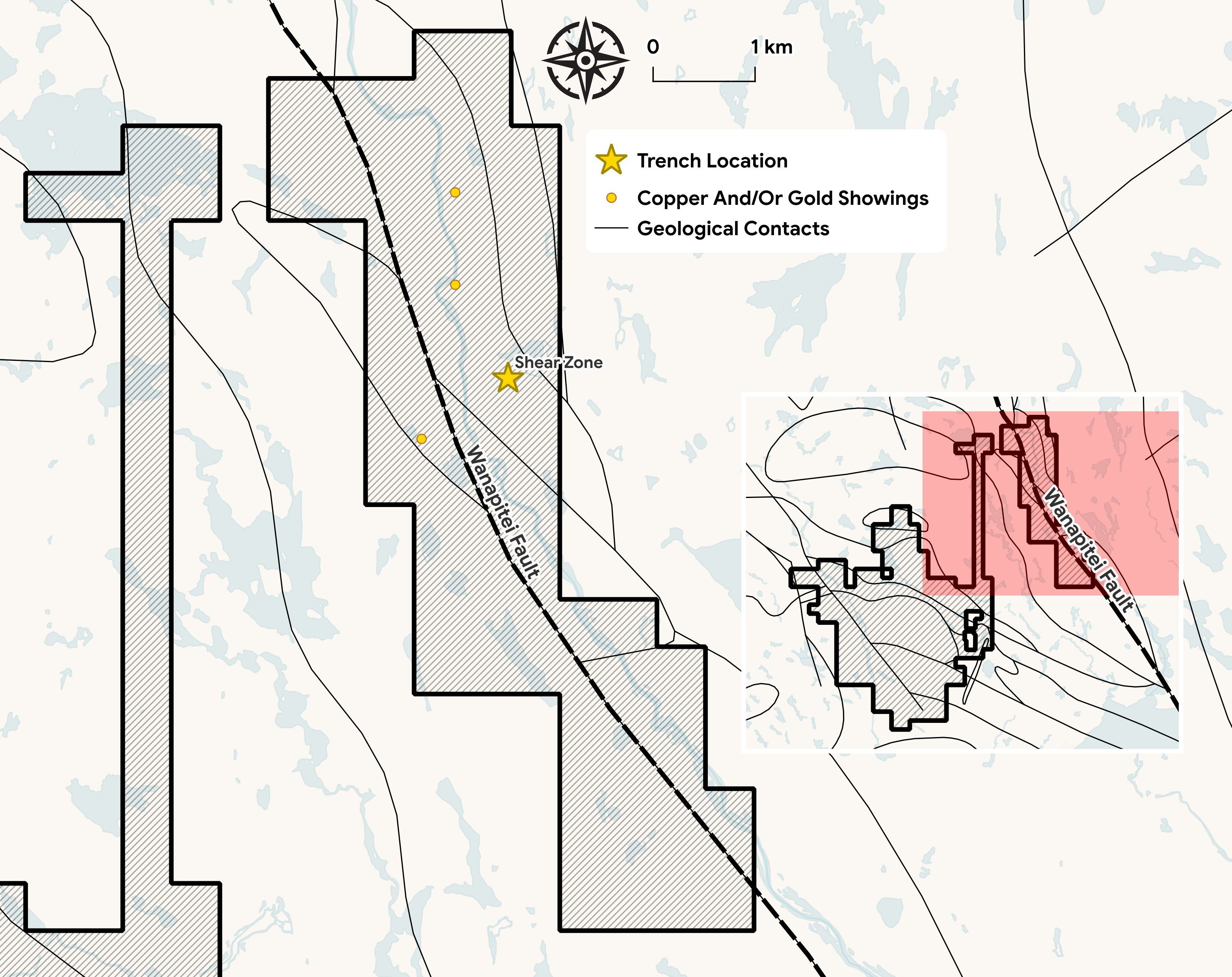 River North target map, Brady Sudbury Project